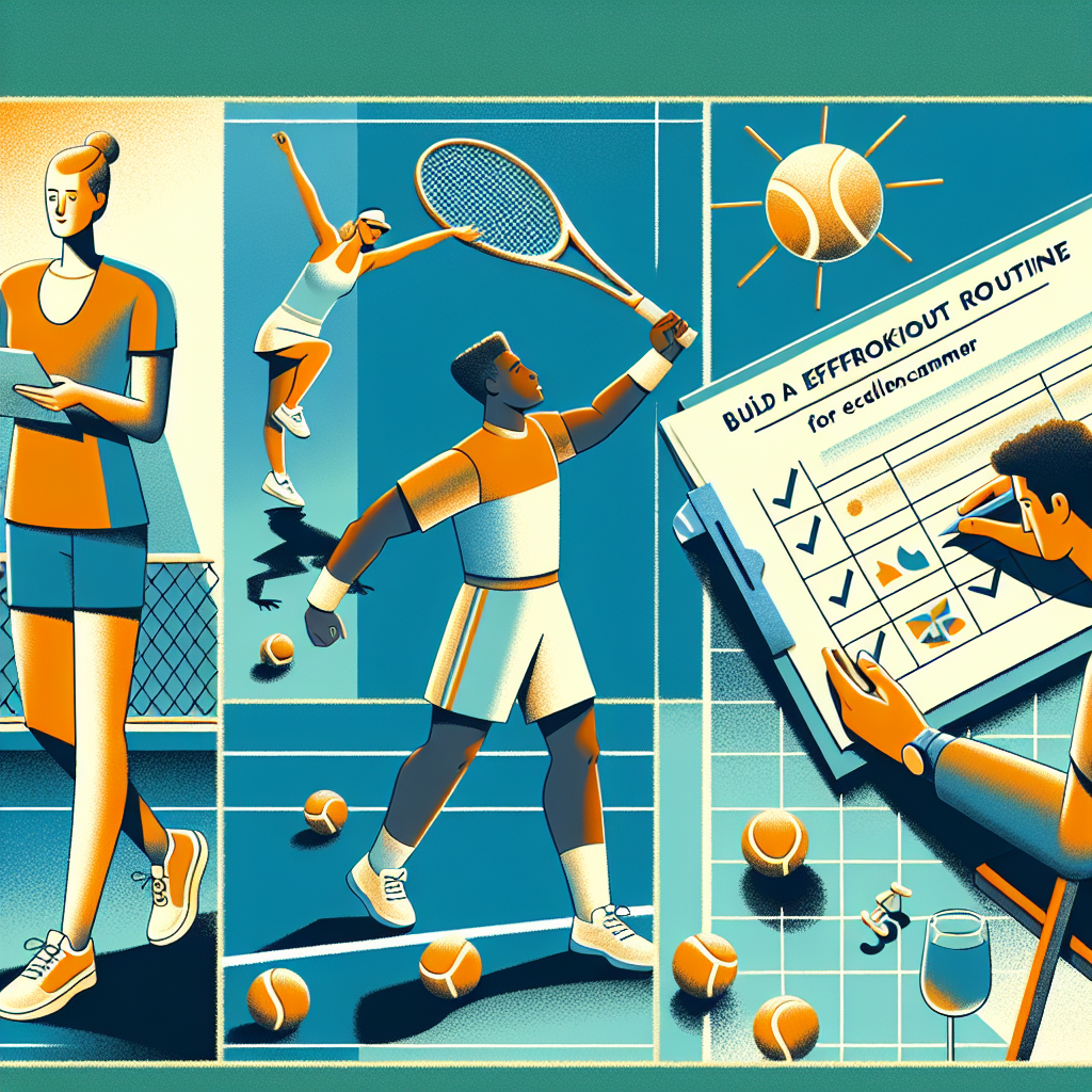 Como Criar uma Rotina de Treinos Eficiente para Evoluir no Tênis Amador