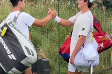 João Fonseca treina com Carlos Alcaraz antes de Wimbledon e se prepara para brilhar no Grand Slam