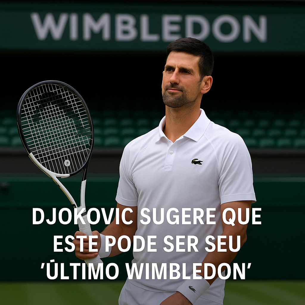Djokovic revela possibilidade de disputar seu último Wimbledon e levanta especulações sobre aposentadoria