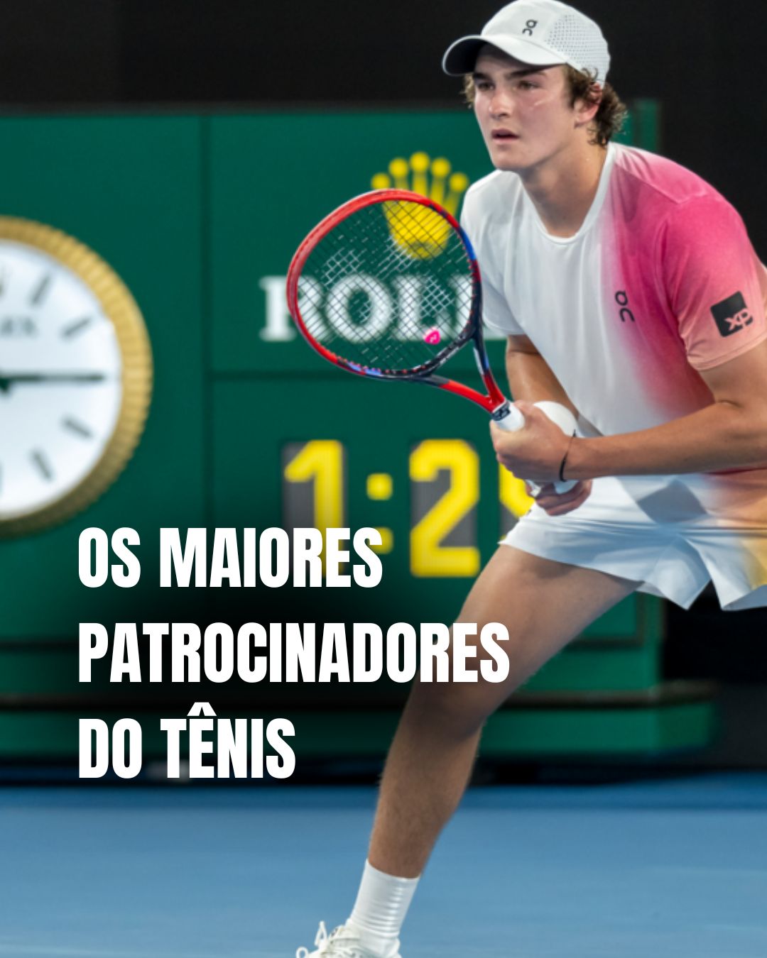 Os maiores patrocínios do tênis que movimentam milhões e dominam o esporte