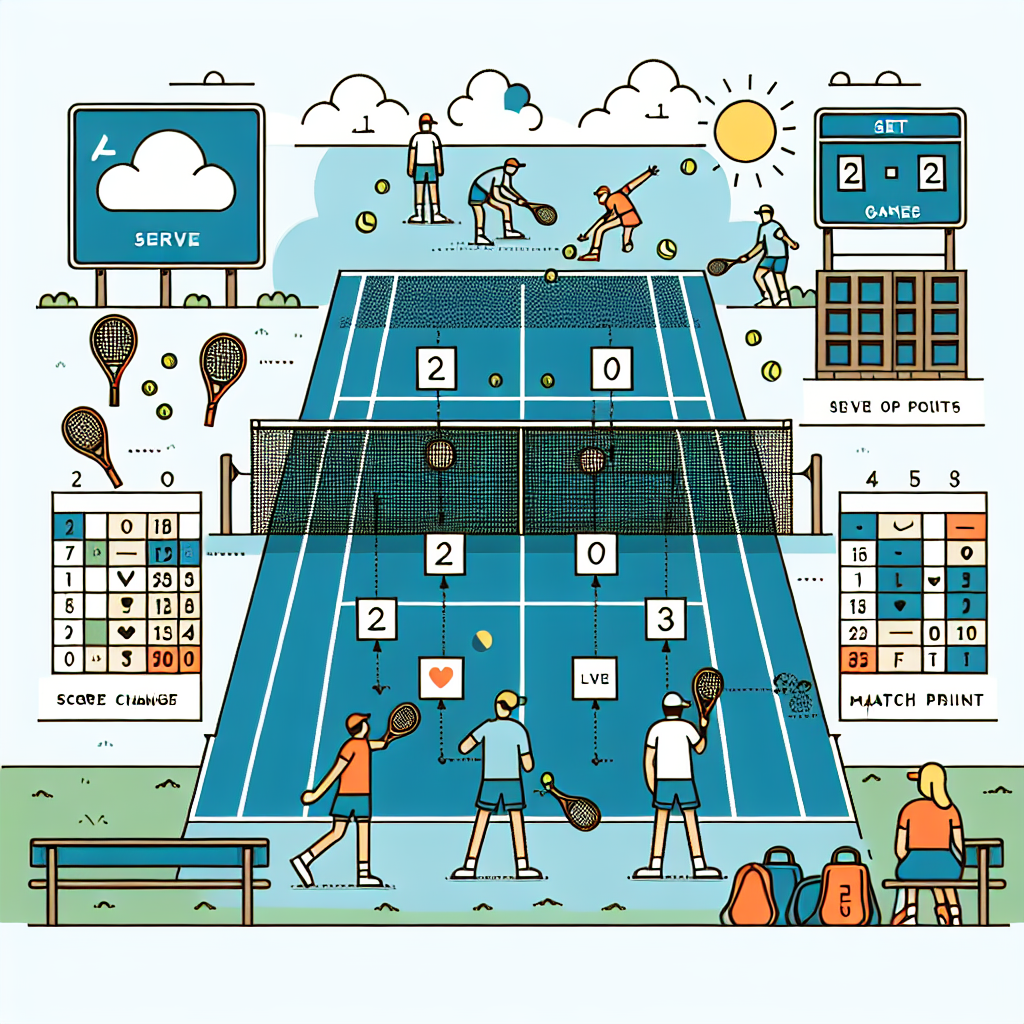 O que é um set no tênis e como funciona a contagem de pontos