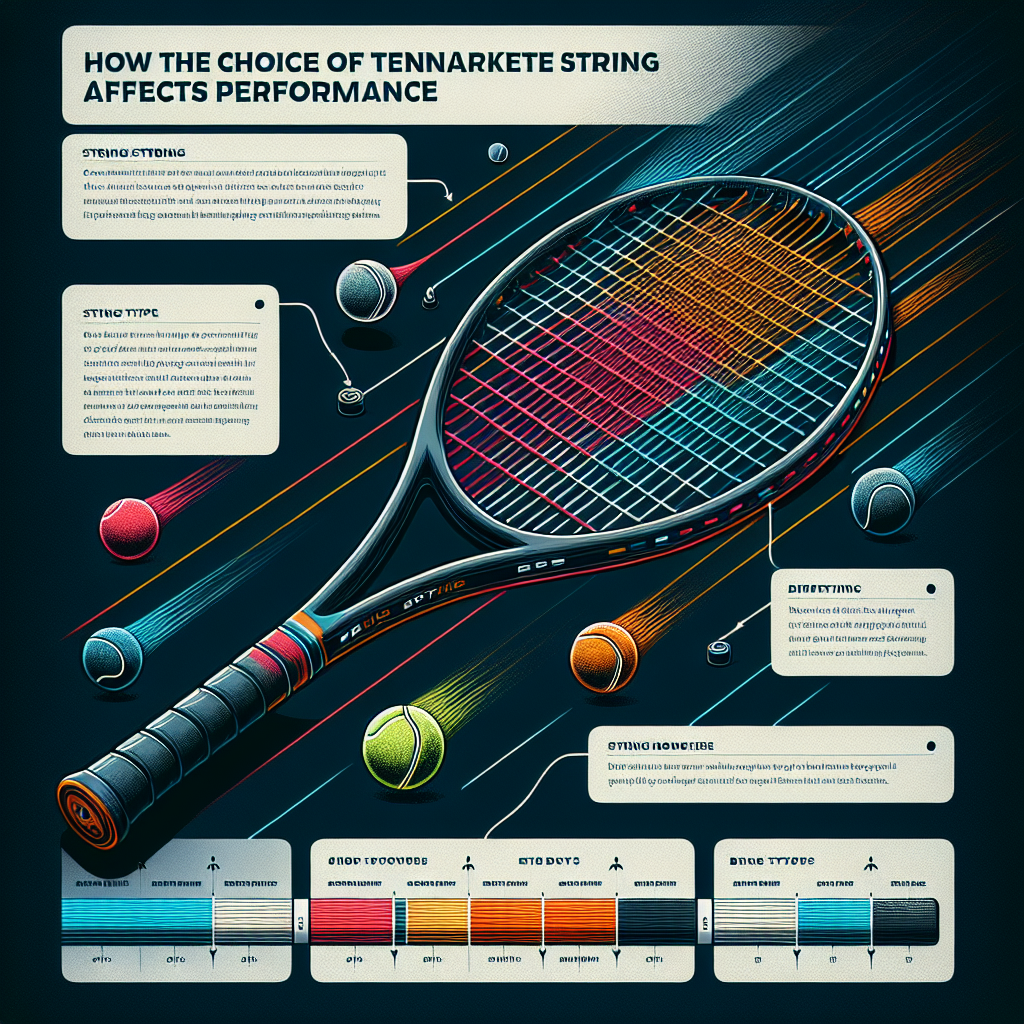 Como a escolha da corda influencia o desempenho da raquete de tênis
