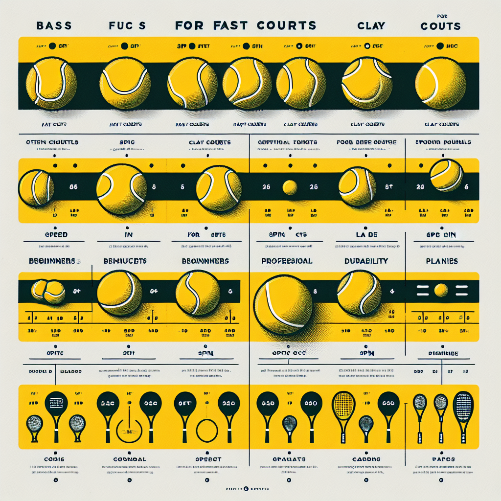 Como escolher a bola de tênis ideal para o seu tipo de jogo