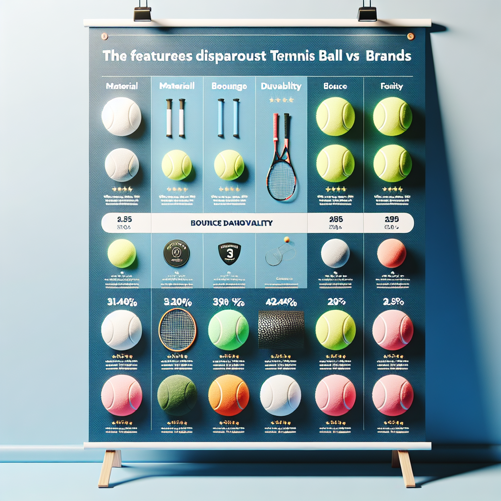 O que diferencia as marcas de bolas de tênis mais famosas do mercado