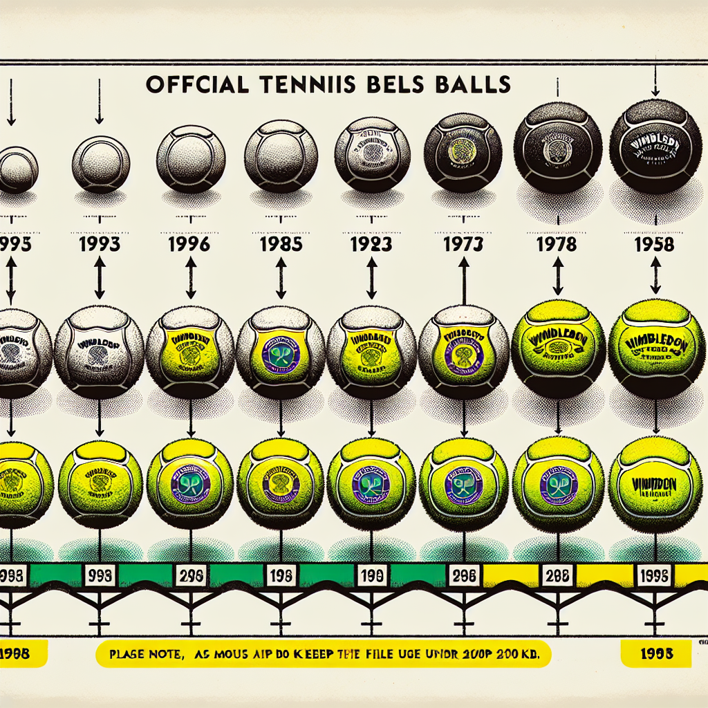 O que levou Wimbledon a mudar a marca oficial de suas bolas ao longo dos anos