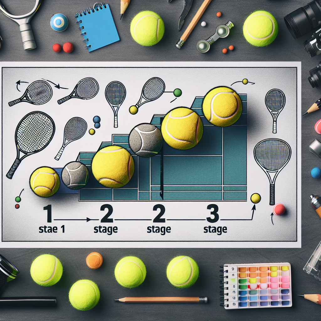 O que são bolas stage 1, 2 e 3 e por que elas são usadas no ensino do tênis