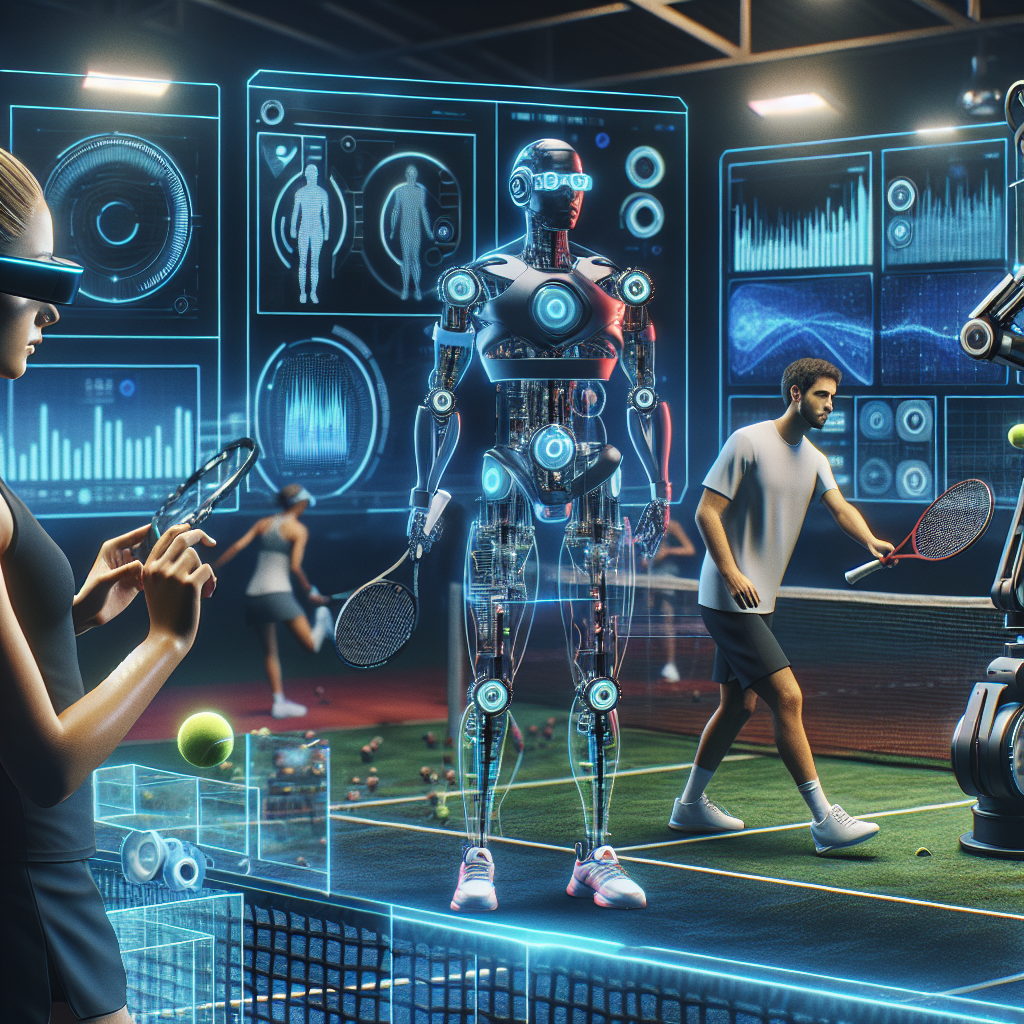 Como a inteligência artificial está sendo usada no treinamento de tenistas