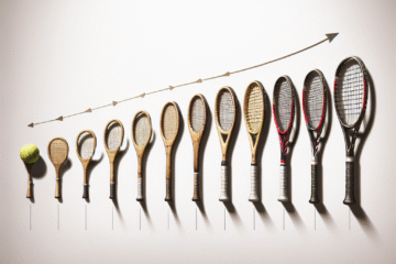 A evolução das raquetes de madeira às de grafite