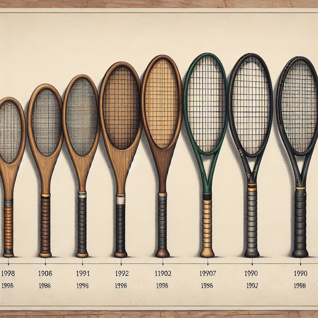 A evolução das raquetes de madeira às de grafite